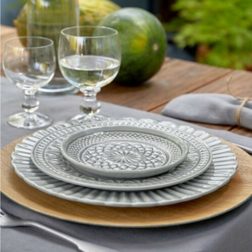 Cristal Gray Dinnerware